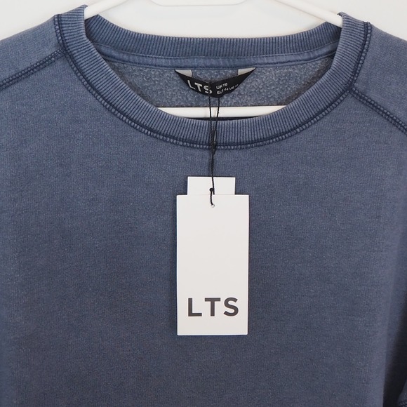 NWT LTS Long Tall Sally Crewneck Sweatshirt in Slate Blue US 12 UK 16 Loungewear - Picture 2 of 12